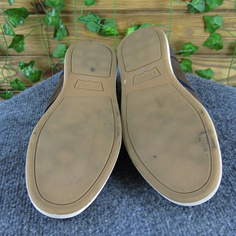 Levi's Brown Boys Synthetic Sneakers Size‎ 4.5 Casual Lace-Up Shoes